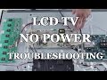 LCD TV Repair - No Power, Power Supply Common ...