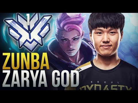 Zunba - #1 KOREAN ZARYA GOD - Overwatch Montage