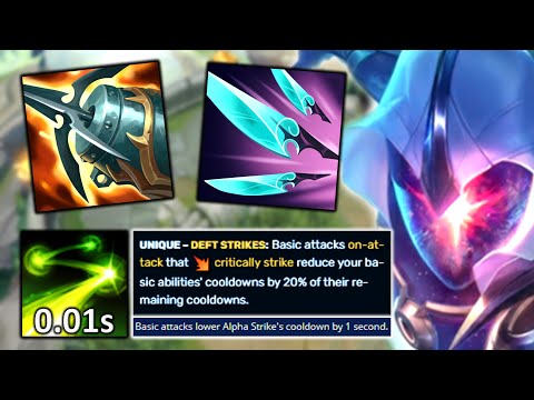 Master Yi but my Q is a 0.01 second cooldown and I can't be targeted