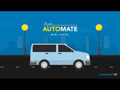 Amphenol RF's AUTOMATE® Mini-FAKRA Type A connector series is the latest in automotive interconnect technology. This space-conscious, high-performance interface is central to the next generation of vehicle applications.

Learn more: https://www.amphenolrf.com/AUTOMATE
Data sheet: https://bit.ly/36llY9K
Automotive Overview: https://bit.ly/2MCSm0I
Automotive Solutions Guide: https://bit.ly/2Yr7gcI