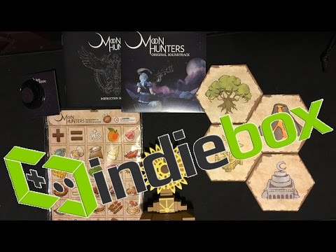 IndieBox Unboxing with J2 - June 2016 - Moon Hunters