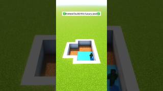 Stop Building Minecraft Pools Like This! 😱💦 #Shorts