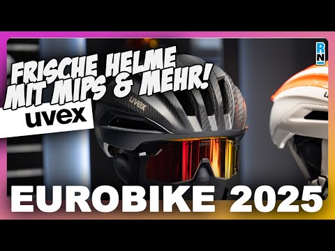 The new Uvex helmets are fast and safe! 🧠 Eurobike 2025