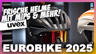 The new Uvex helmets are fast and safe! 🧠 Eurobike 2025