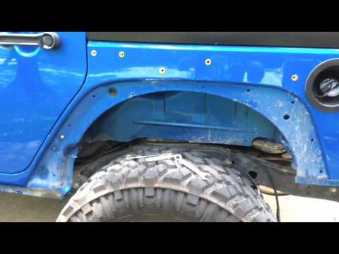 Fab Fours Jeep JK rear fender installation