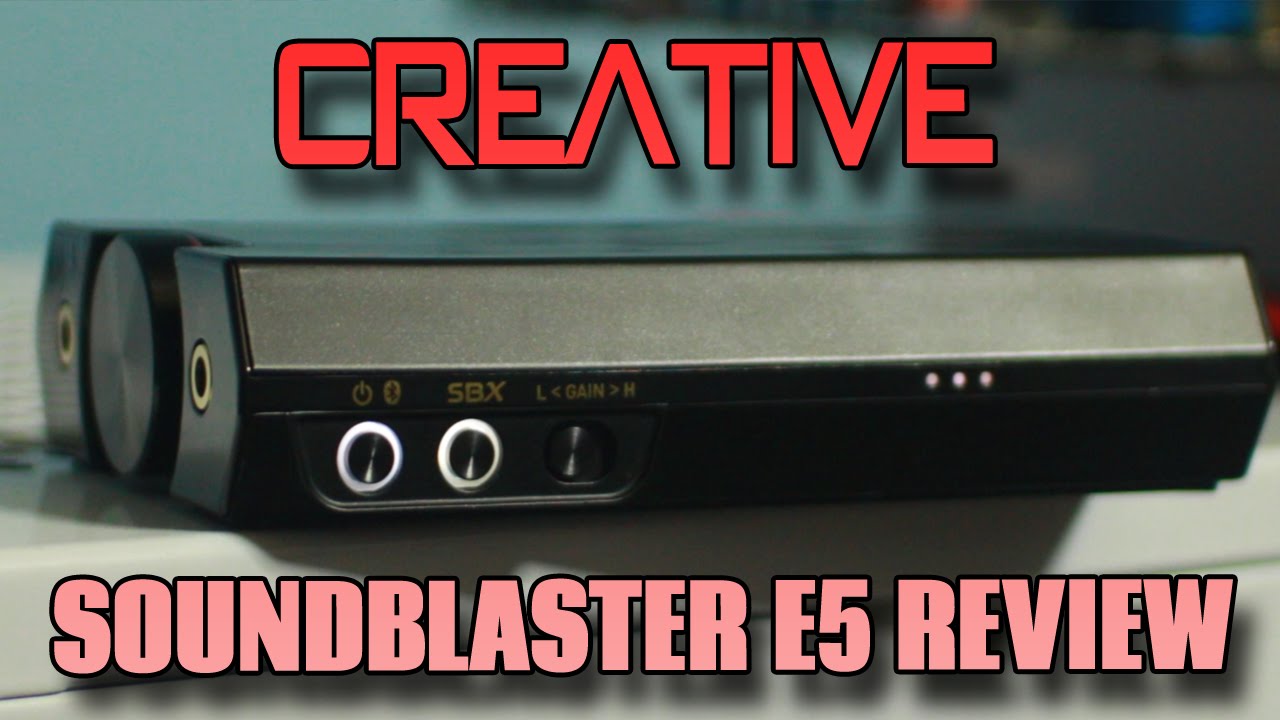 Портативный усилитель Creative Sound Blaster E5