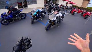 Taking 3 R1s To Ducati