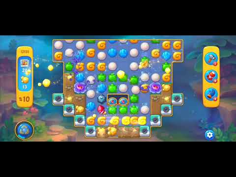 Fishdom Easy Level 12131 (with ingame lightning and bomb boosters) @choraelmin