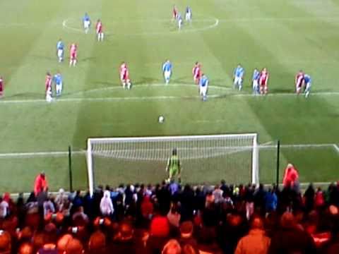Stockport County 3-3 Crewe 11.12.10 (Equalising penalty)
