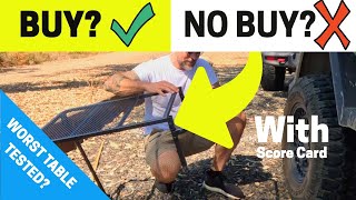 🚗 Reviewing the "3D Maxpider Portable Wheel Table" - Must-have or Miss? 🏕️