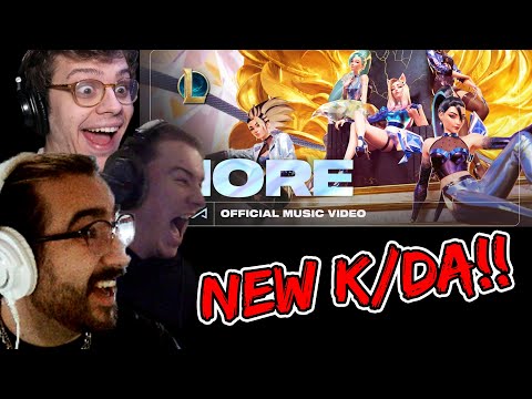 UK Trio Reacts to K/DA - MORE [Official Music Video]
