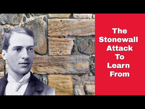 The Stonewall Attack To Learn From | Harry Nelson Pillsbury vs Jean Taubenhaus: New York 1893
