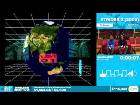 Strider 2 by chuckles825 in 22:30 - Awesome Games Done Quick 2016 - Part 15