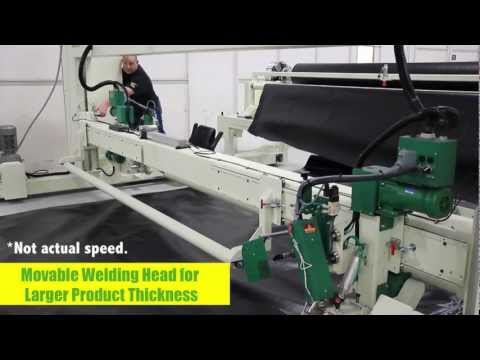 Bi-Directional Welding Machine for In-House Geomembranes and Tarps