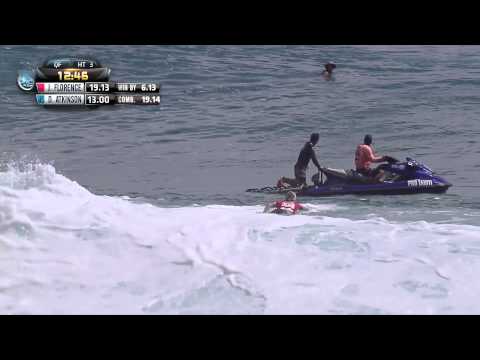 John John Florence vs Dion Atkinson - Quarterfinals - 2014 Billabong Pro Tahiti