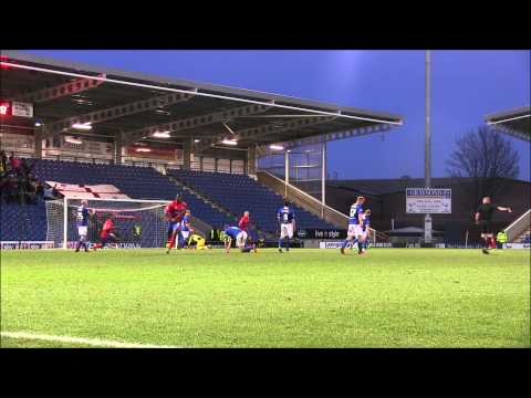 Abu Ogogo strike for Dag + Red against Chesterfield 29/12/13