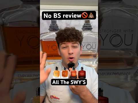 Lets Review All The SWY Fragrances🥃❄️#strongerwithyou #swyintensely #fragranceformen #jpg #pdm