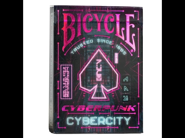 Vídeo relacionado con Bicycle Cyberpunk Cyber City Baraja de Cartas de Coleccion, Magia y cardistryEdición Especial.
