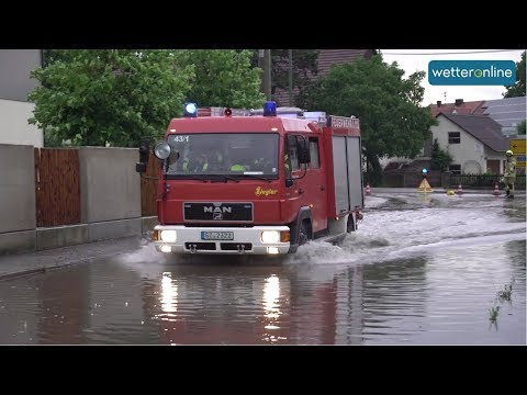 Gewitter und Unwetter in Bayern (02.07.2019)