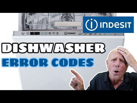 Indesit dishwasher error codes and faults Flashing lights Diagnostic fault finding