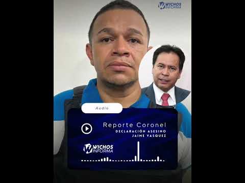 Sicario de JAIME VASQUÉz señala a gobernador WILLIAM VILLAMIZAR cómo autor del crimen