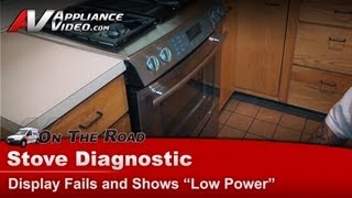 Jenn-Air Stove Repair - Display Fails and Shows Low Power - Electronic Control