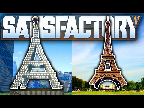We've built the EIFFEL TOWER in Satisfactory! + April Fools - Satisfactory Multiplayer Ep.2