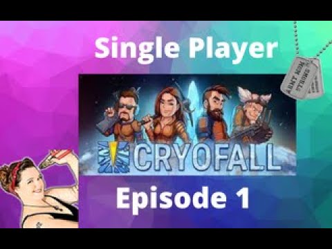 CryOFall Tutorial Lets Play, Gameplay Single Player- Getting Started- Episode 1