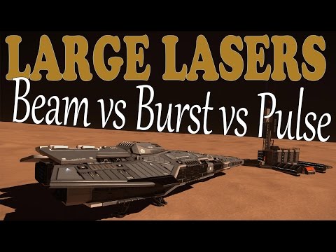 Elite: Dangerous. Large Pulse vs Burst vs Beam Laser