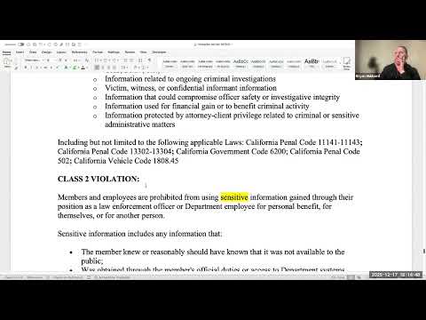 Discipline Matrix Ad Hoc 12/17/2025