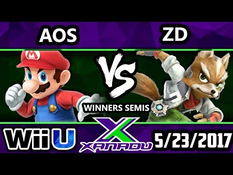 S@X 203 - AOS (Mario) Vs. InC|ZD (Fox) - SSB4 Winners Semis - Smash 4 - Smash for Wii U.
