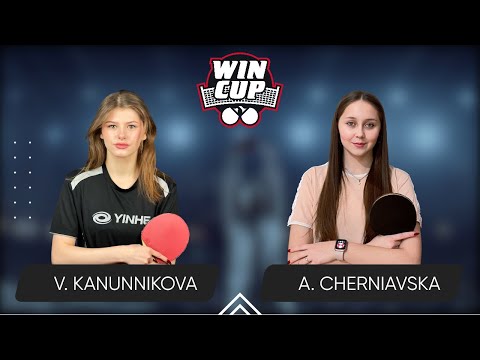 13:15 Vasylysa Kanunnikova - Alina Cherniavska West 2 WIN CUP 05.05.2024 | TABLE TENNIS WINCUP