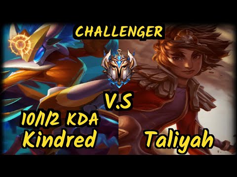 MADL Bluerzor (KINDRED) vs TALIYAH - 10/1/2 KDA JUNGLE CHALLENGER GAMEPLAY - EUW
