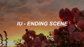 IU (아이유) – &#39;Ending Scene (이런 엔딩)&#39; Easy Lyrics