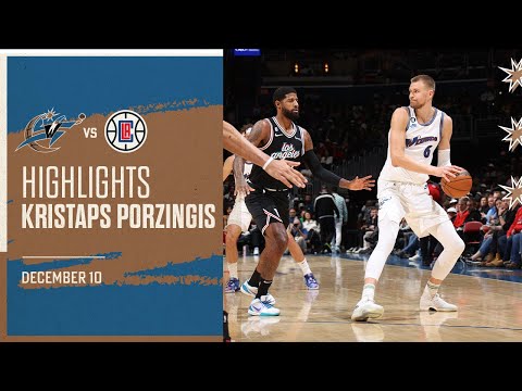 Highlights: Kristaps Porzingis with 30 points and 15 rebounds vs. Clippers