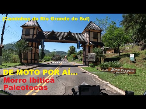 Passeio de moto, atrações e natureza - Maratá RS - Morro Ibiticã e Paleotocas - Episódio 4