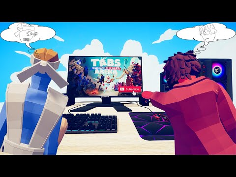 BATTLE ON THE COMPUTER DESK | TABS - Totally Accurate Battle Simulator