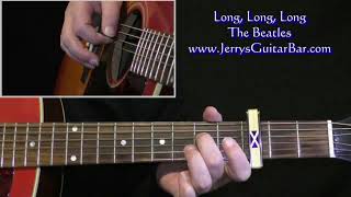The Beatles Long Long Long Intro Guitar Lesson