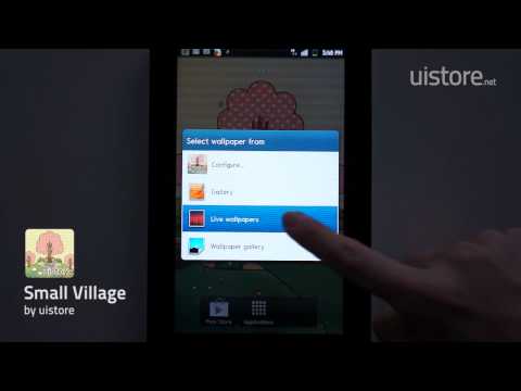 SmallVillage LiveWallpaper Video