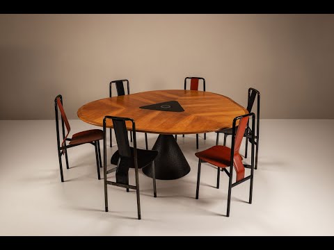 Francesco Fois for Bernini 'Click' Extendable Dining Table, Italy, 1986