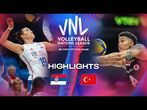 🇷🇸 SRB vs. 🇹🇷 TUR - Highlights | Week 2 | Women's VNL 2024