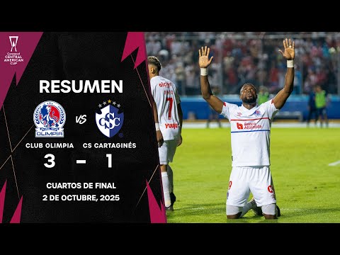 Club Olimpia vs CS Cartaginés | Copa Centroamericana Concacaf 2025 | Cuartos de Final