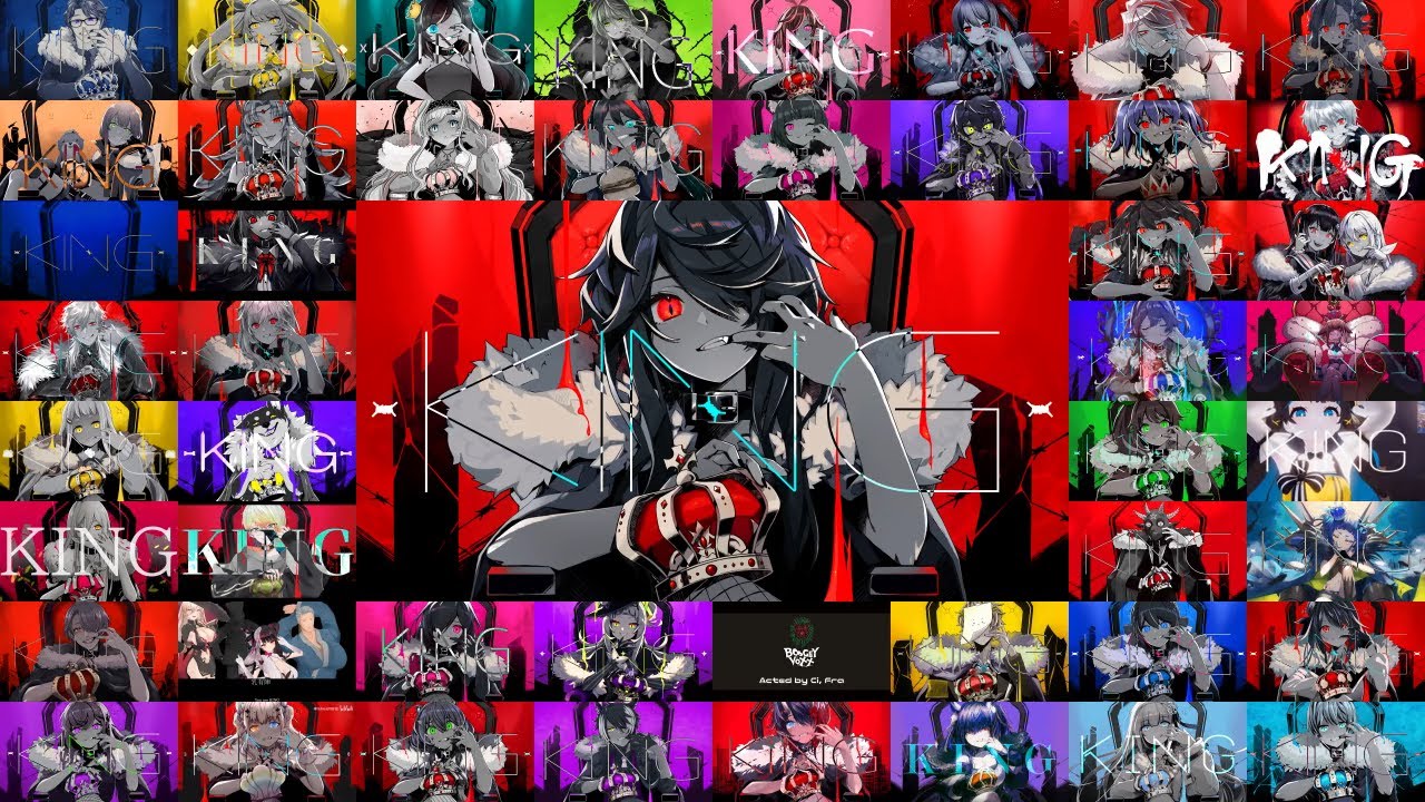 【Vtuber48人+αの】KING【Kanaria】