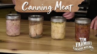 How To Can 4 Different Meats With a Pressure Canner