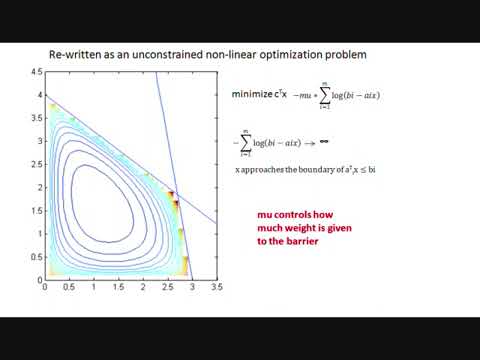 Interior Point Method Demonstration