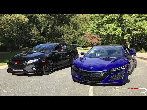 The Civic Type R & NSX Both Prove Honda Is Back! But Which Is More Fun?