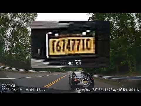 70mai Dash Cam 4K A810 - 60 fps