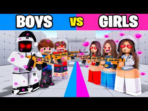 BOY Youtubers vs GIRL Youtubers in Rivals!