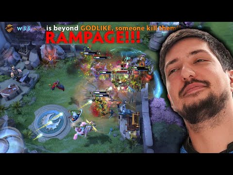 This is how Aggressive W33 Bristleback really is!! 🦔 NEW PATCH 7.33b