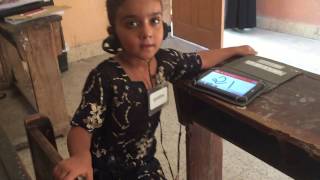 TEACH THE WORLD STUDENTS LEARNING NUMBERS USING FOOTSTEPS2BRILLIANCE